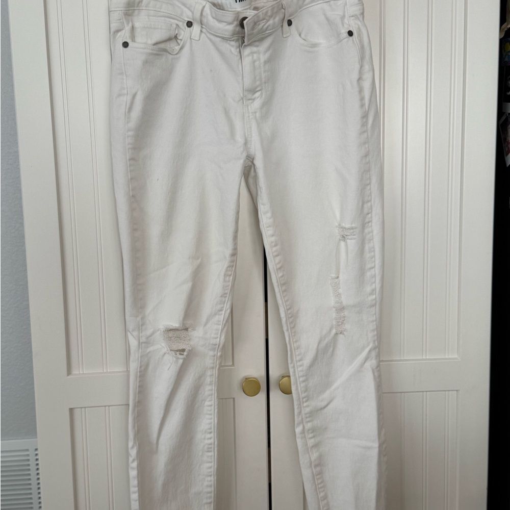 PAIGE Crisp White Jeans - Size 31